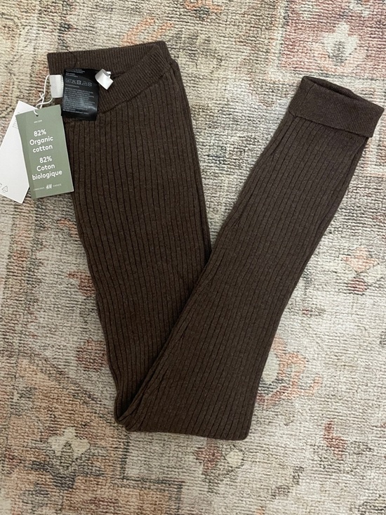 H&M Other - NWT H&M Kids Size 8/10 Brown Ribbed Leggings